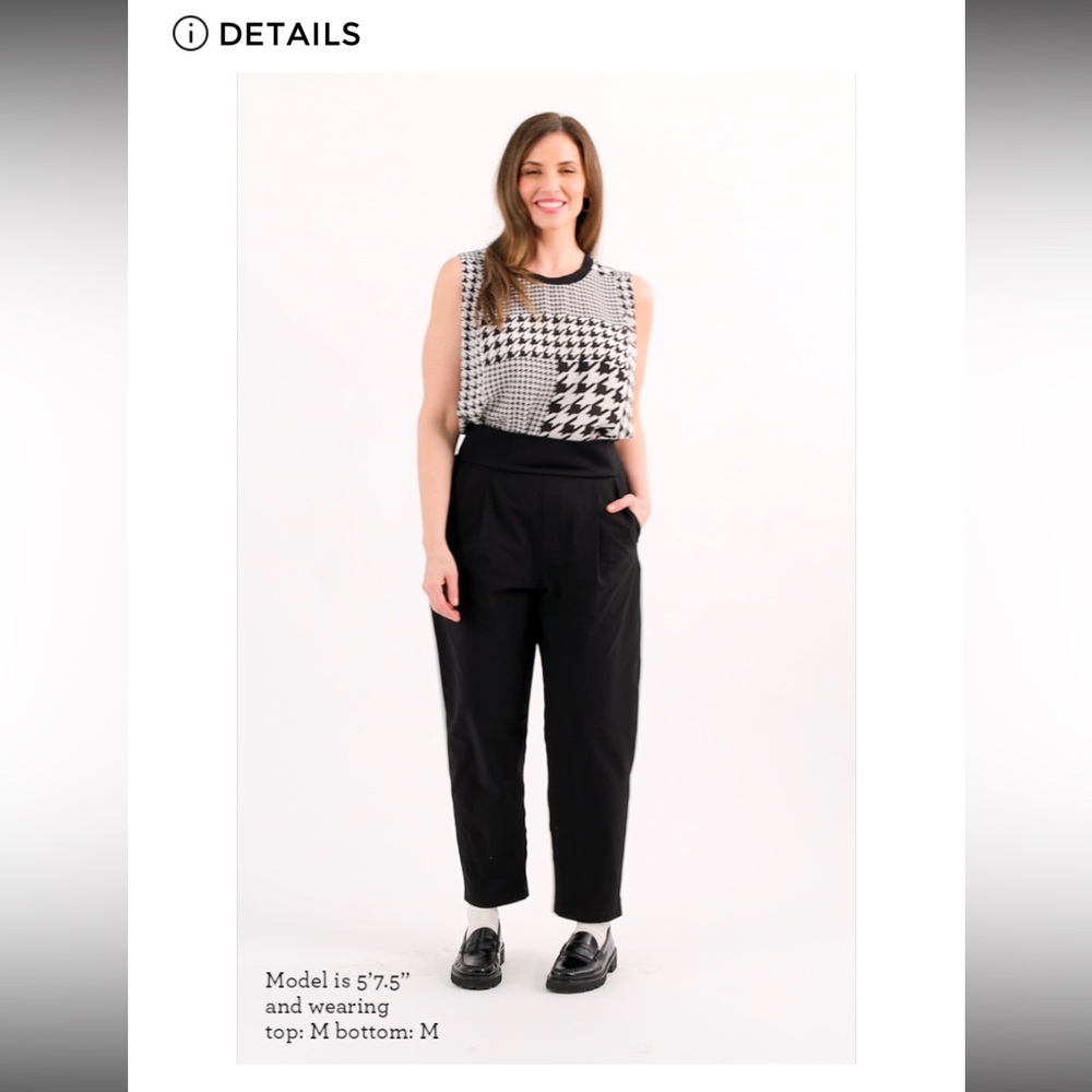 CAbi Women's Black Trousers XL